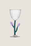 Lavender Botanica Stemmed Glass