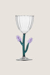 Lavender Botanica Stemmed Glass