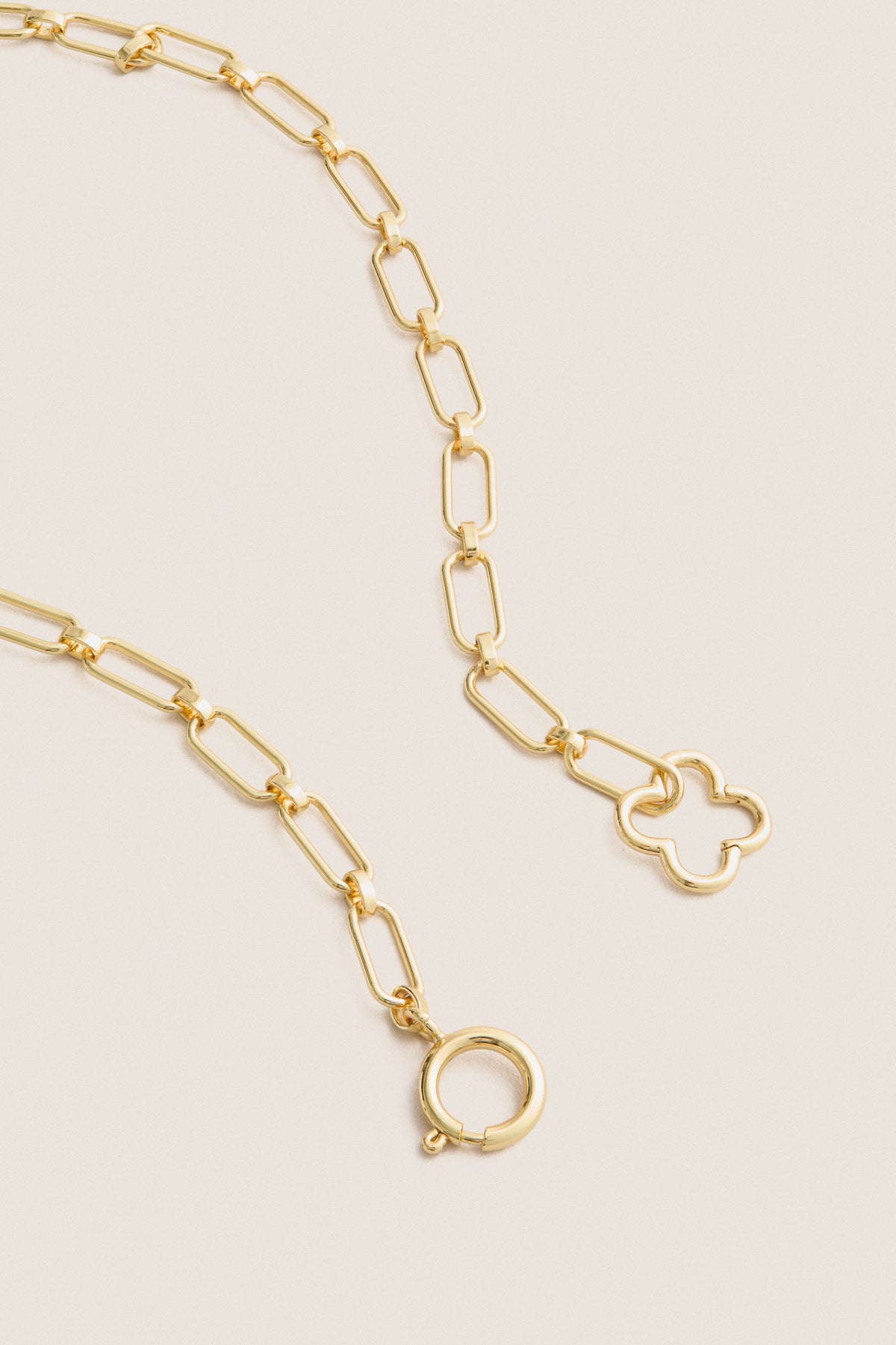 Paperclip Lariat Necklace