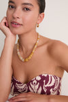 Yellow Mother of Pearl Necklace
