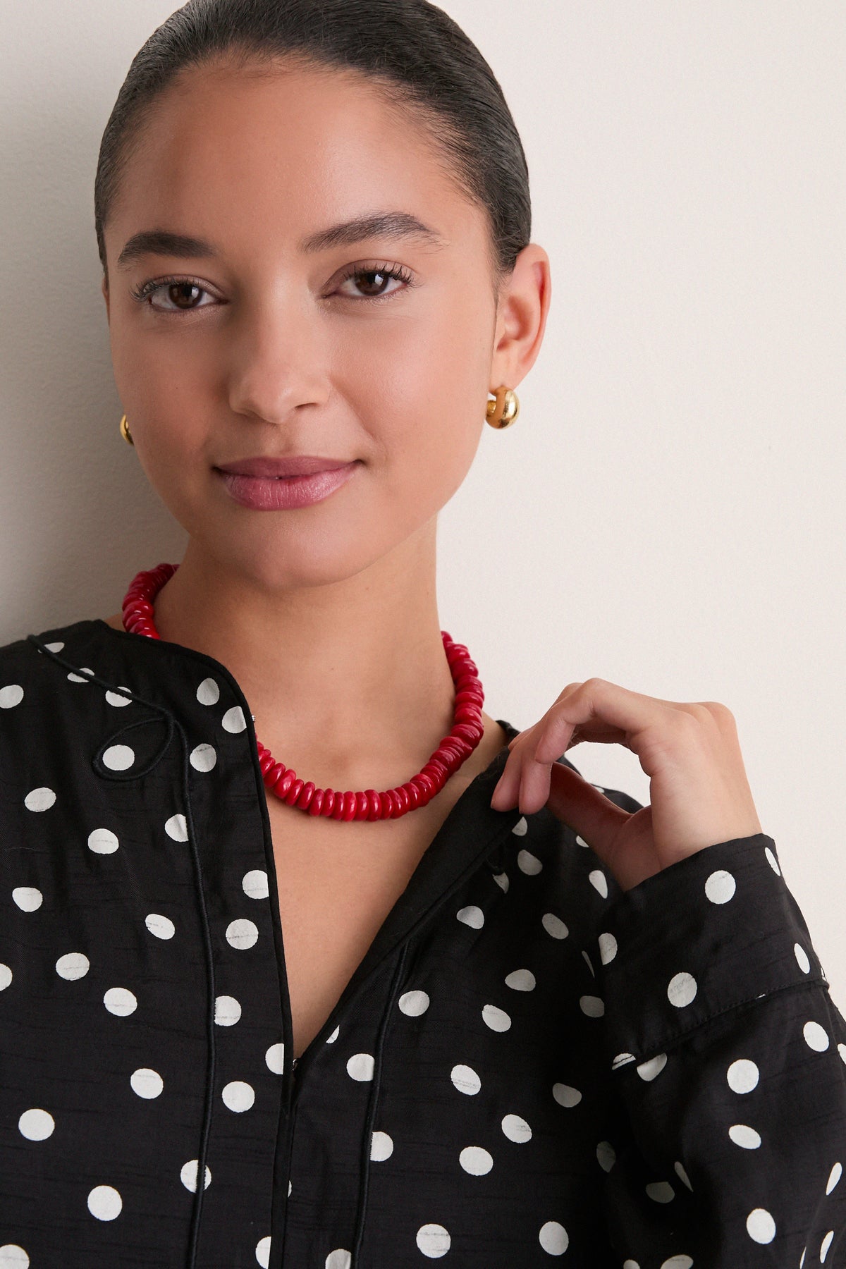 Rugged Red Candy Necklace
