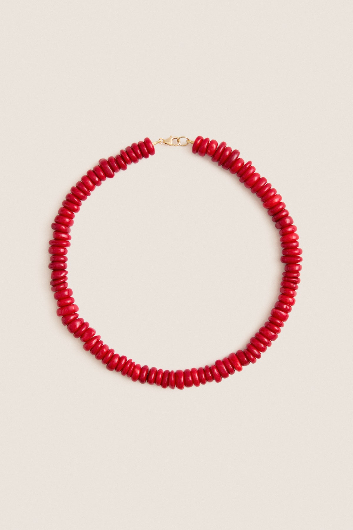 Rugged Red Candy Necklace