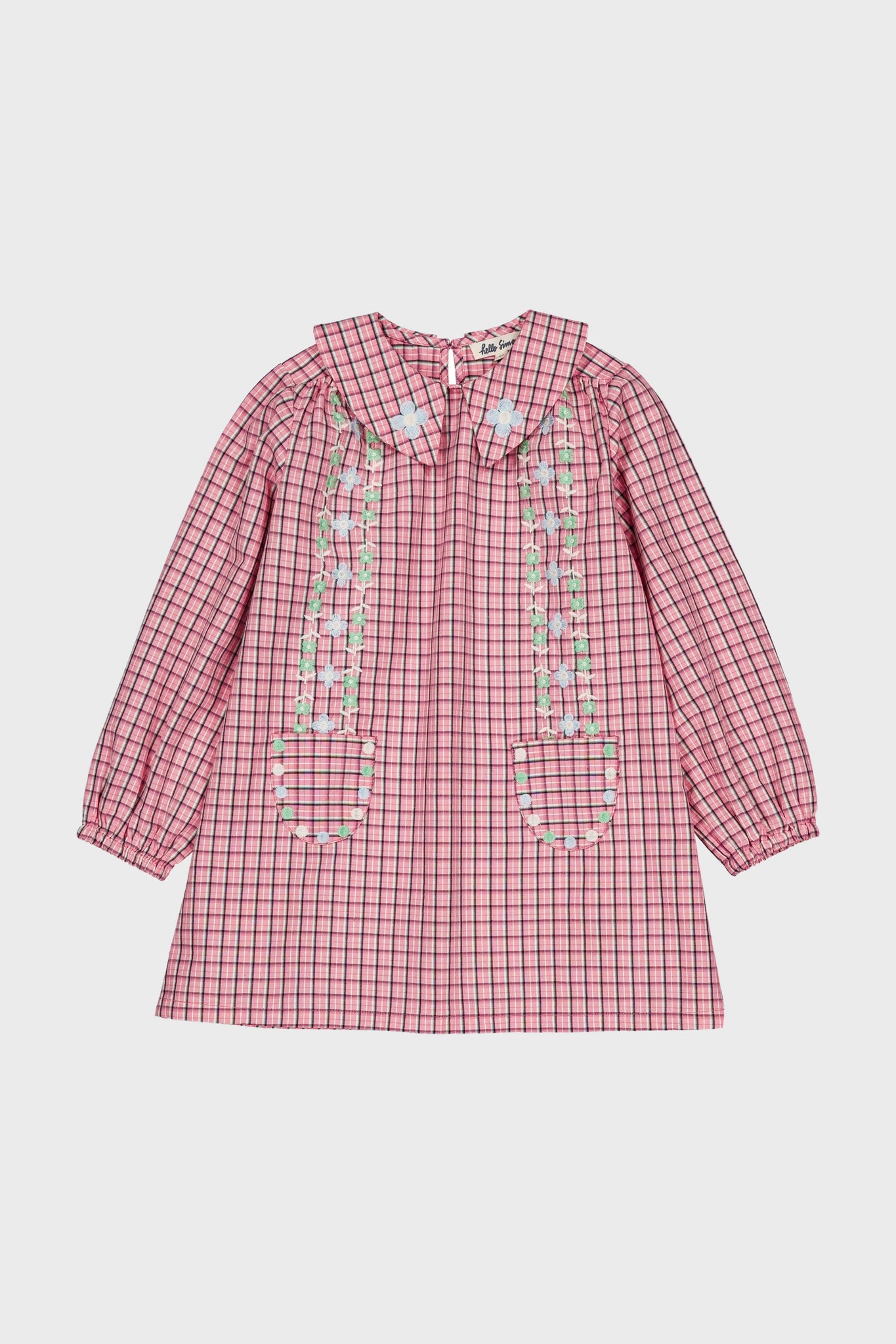 Pink Check Gatsby Dress