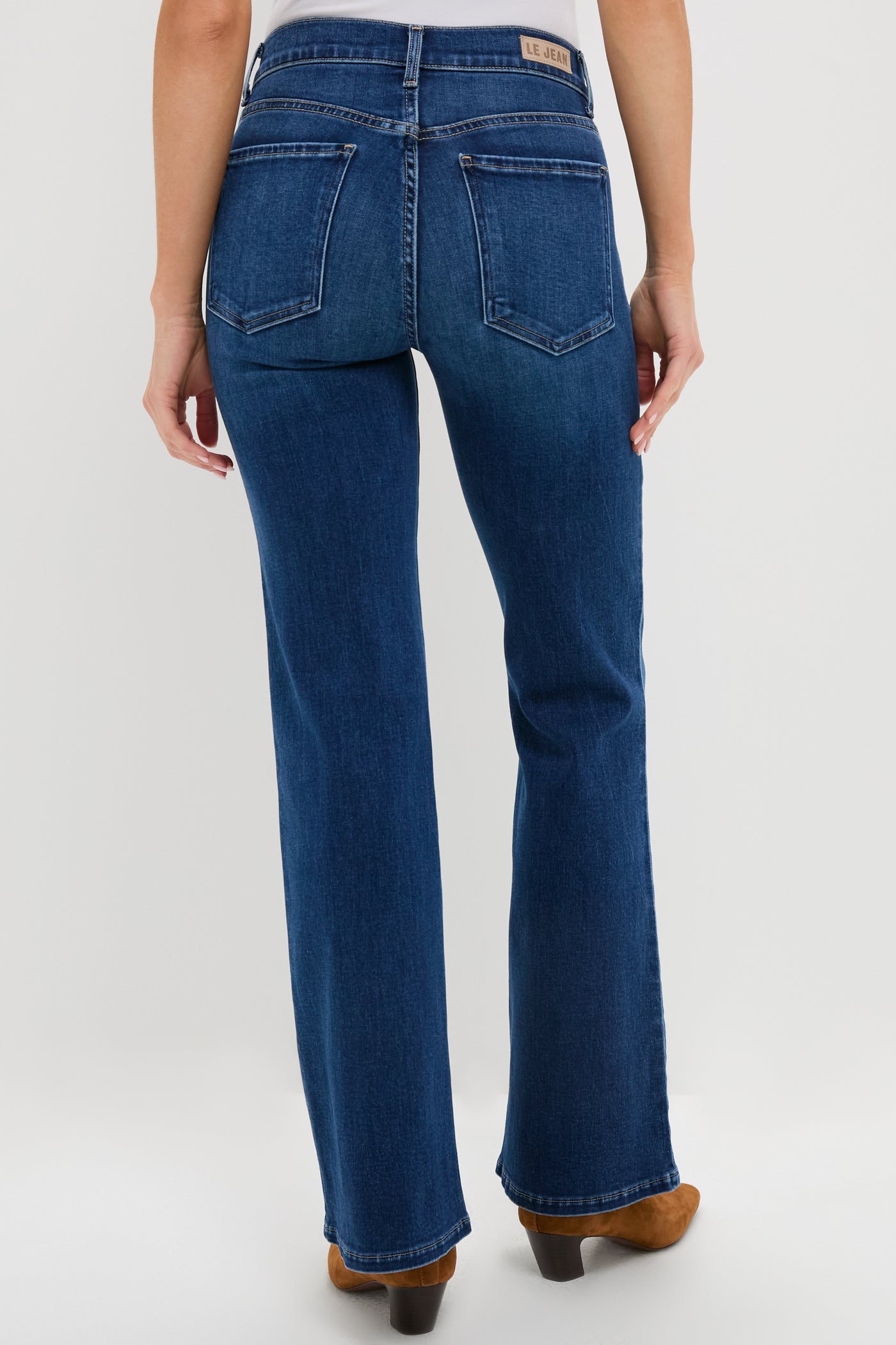 Drop in the Ocean Mid-High Rise Baby Bootcut