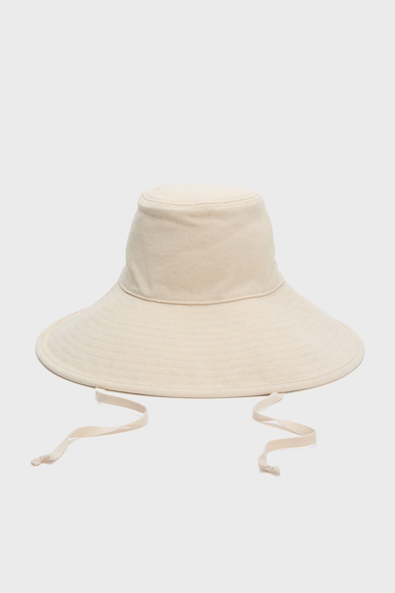 Natural Livvy Canvas Sunhat with Removable Chinstrap
