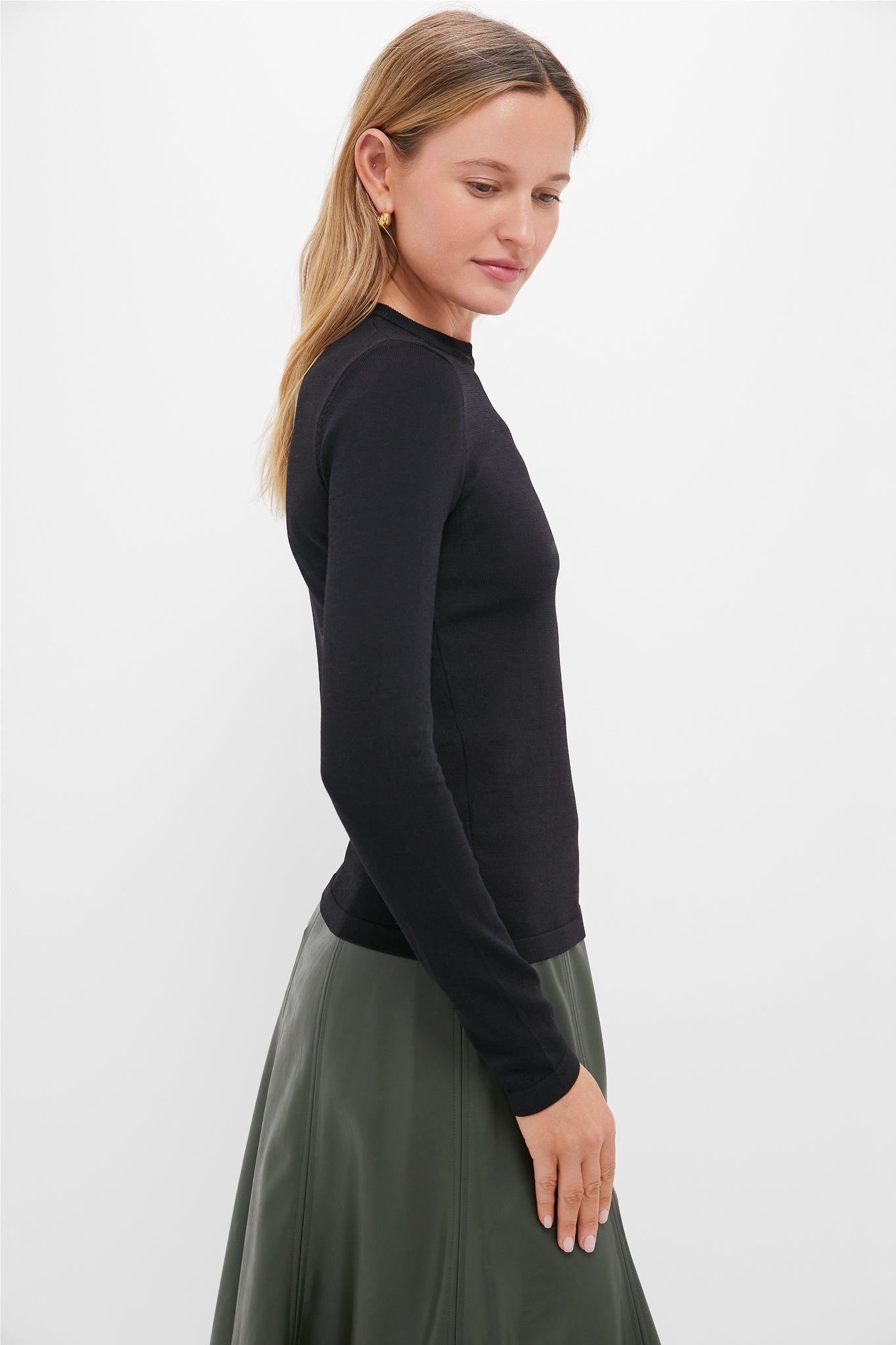 Black Knit Vanessa Top | Tuckernuck
