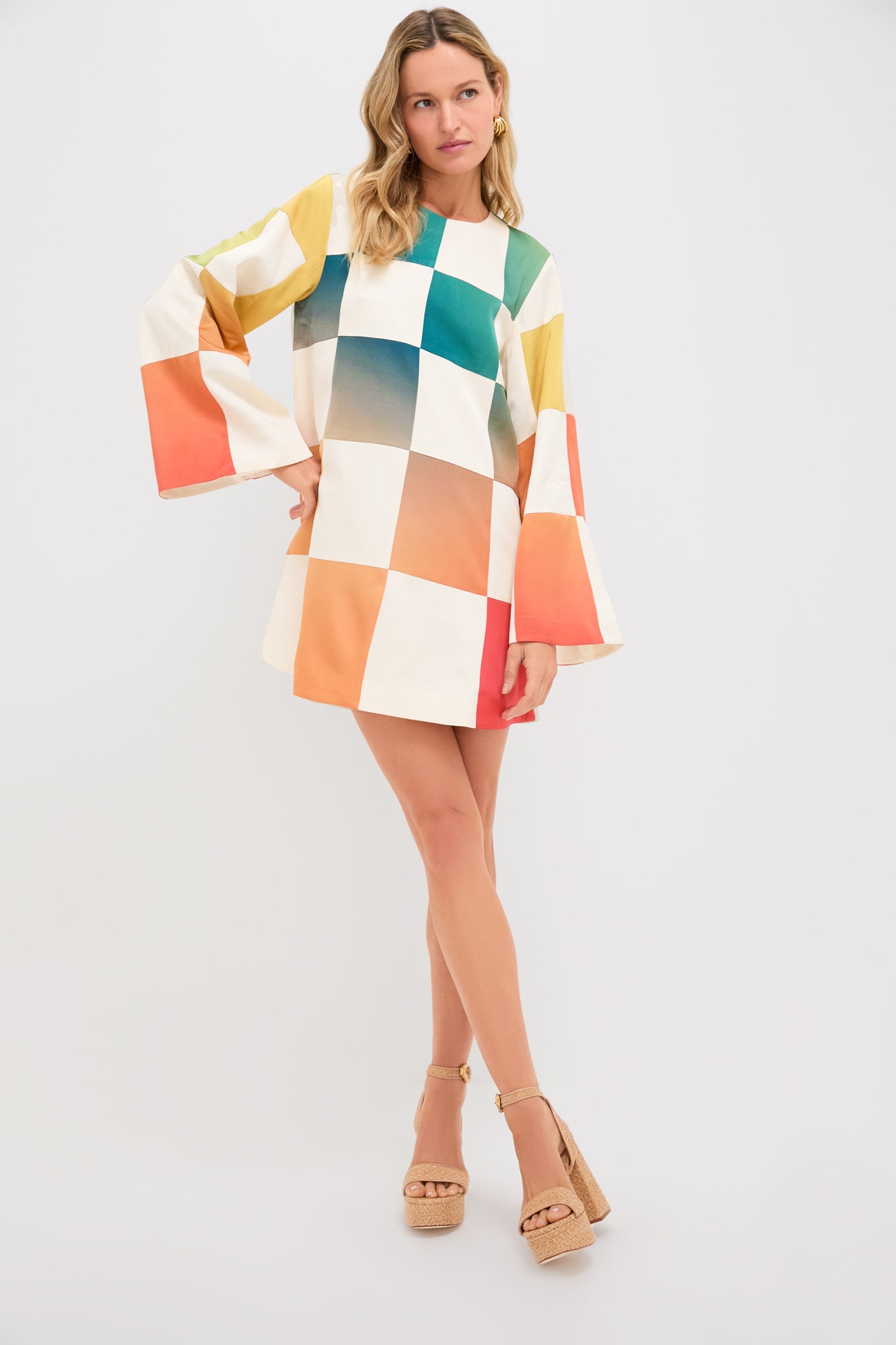 Ivory and Gradient Lepton Dress