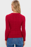 Sweet Tomato Julianna Cotton Crewneck Sweater