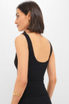 Black Rio Scoop Neck Tank