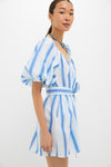 Blue Stripe Alix Mini Dress