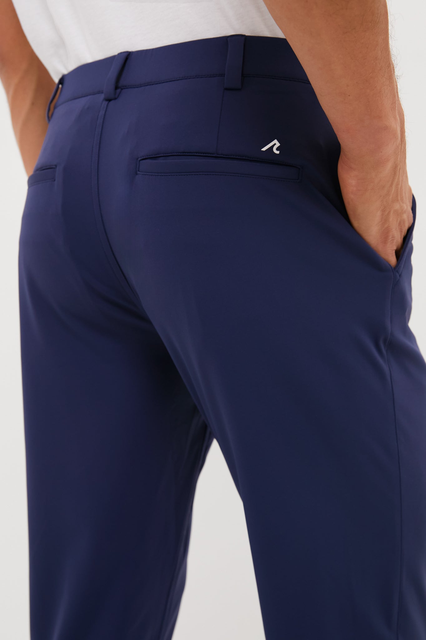 Navy Bradley Pull-on Trouser (32" Inseam)