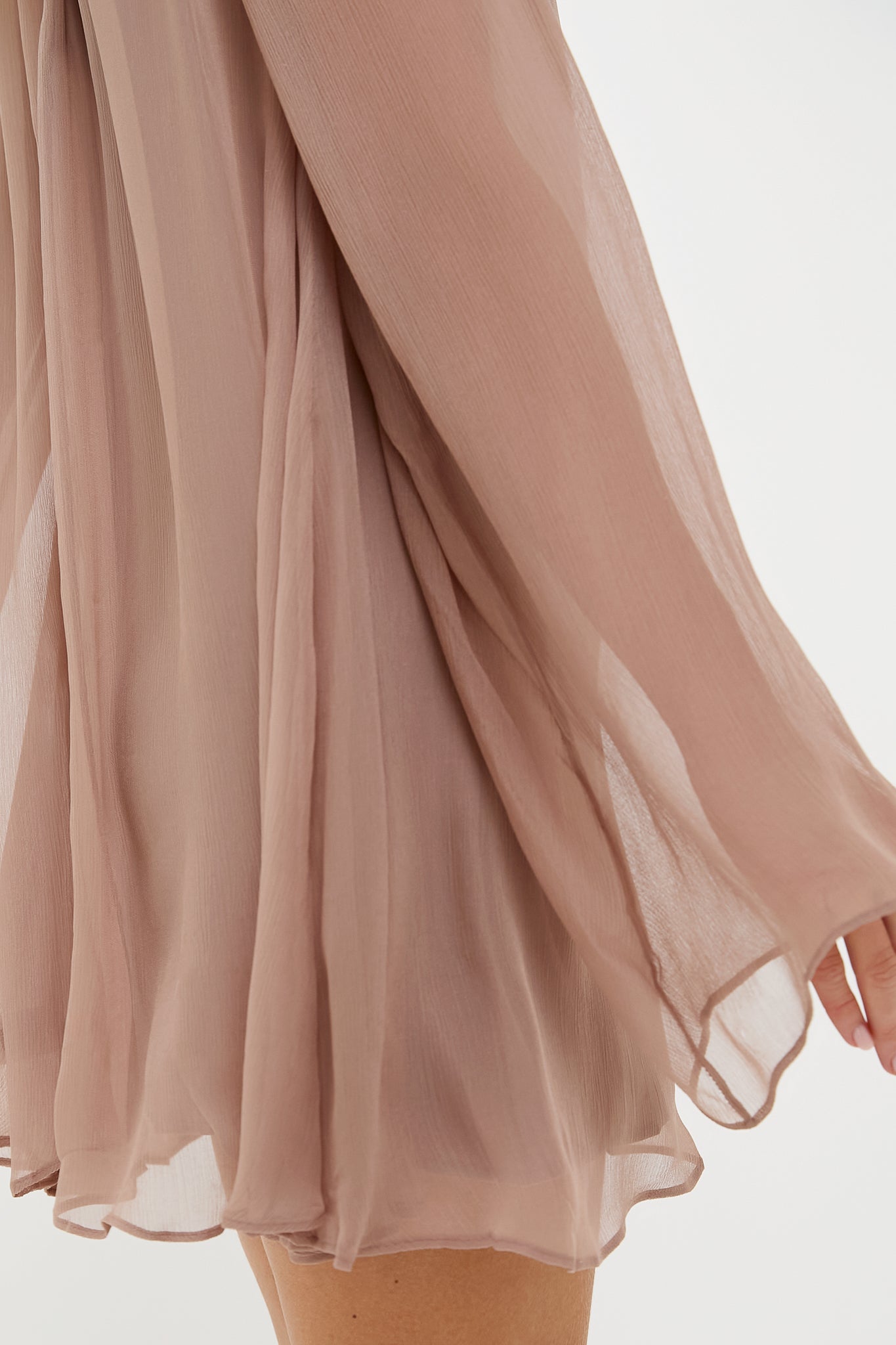 staud esther chiffon dress Staud Esther Maxi Dress Earth