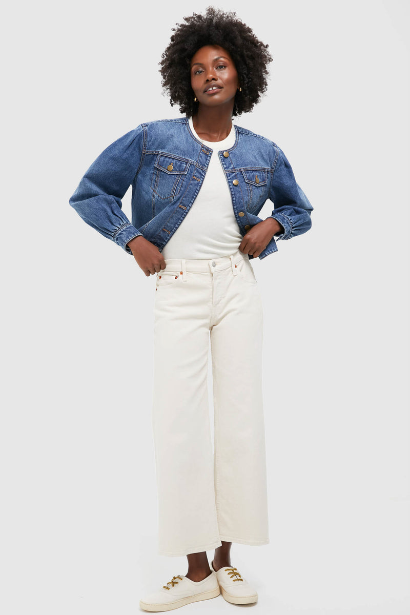 Denim Cropped Stella Jacket