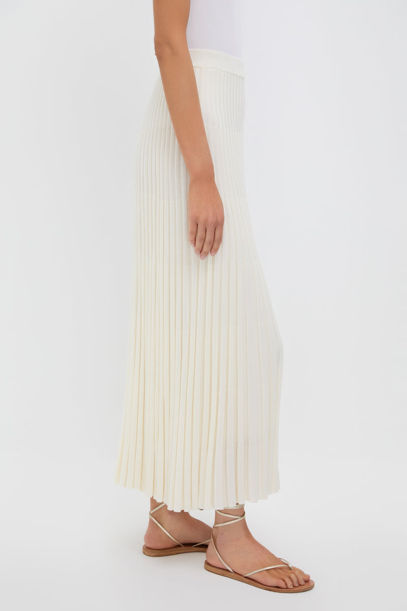 Ivory Knit Kenley Skirt