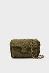 Green Sherpa Crossbody