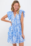 Blue Passion Aria Hunan Short Dress