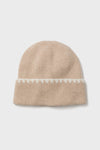 Tan Blanket Stitch Winter Hat