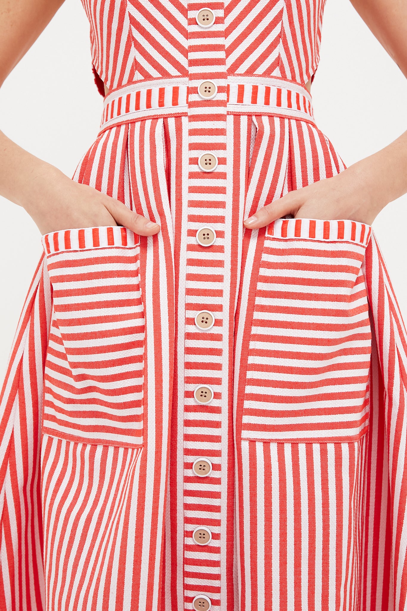 Poppy Stripe Cosi Dress