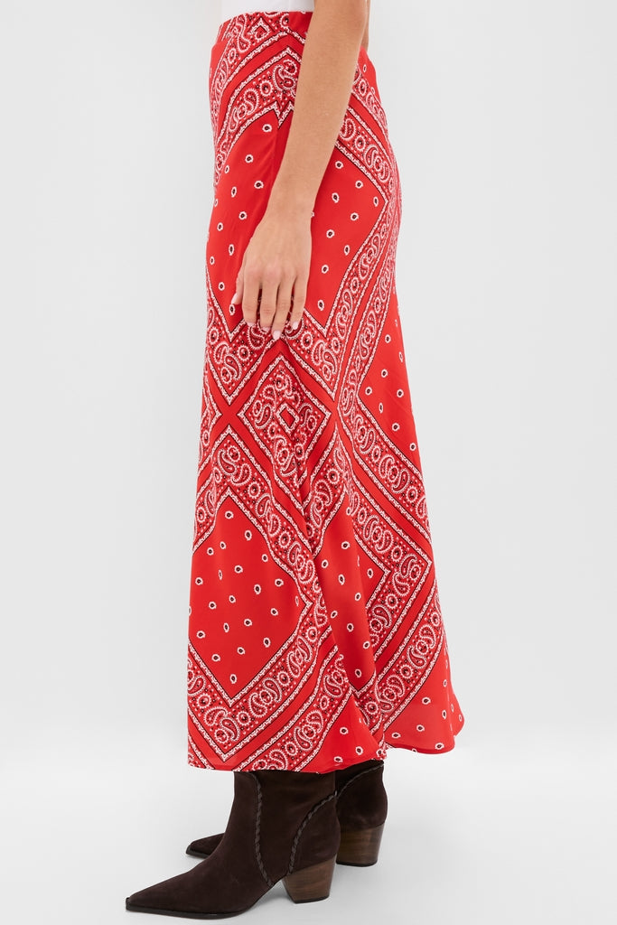 Aces Wild Red Suki Skirt | Hunter Bell