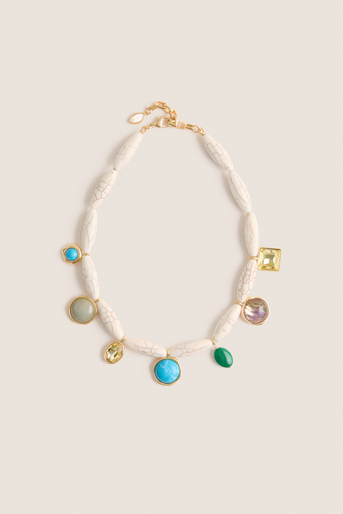 White Multi Adriana Necklace