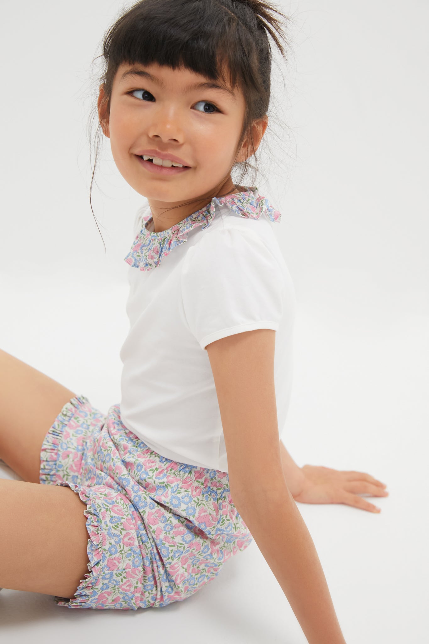 Pastel Floral Top & Short Set