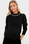 Black Bejeweled Lucy Sweater