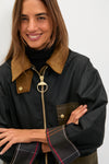 Black Luella Wax Jacket