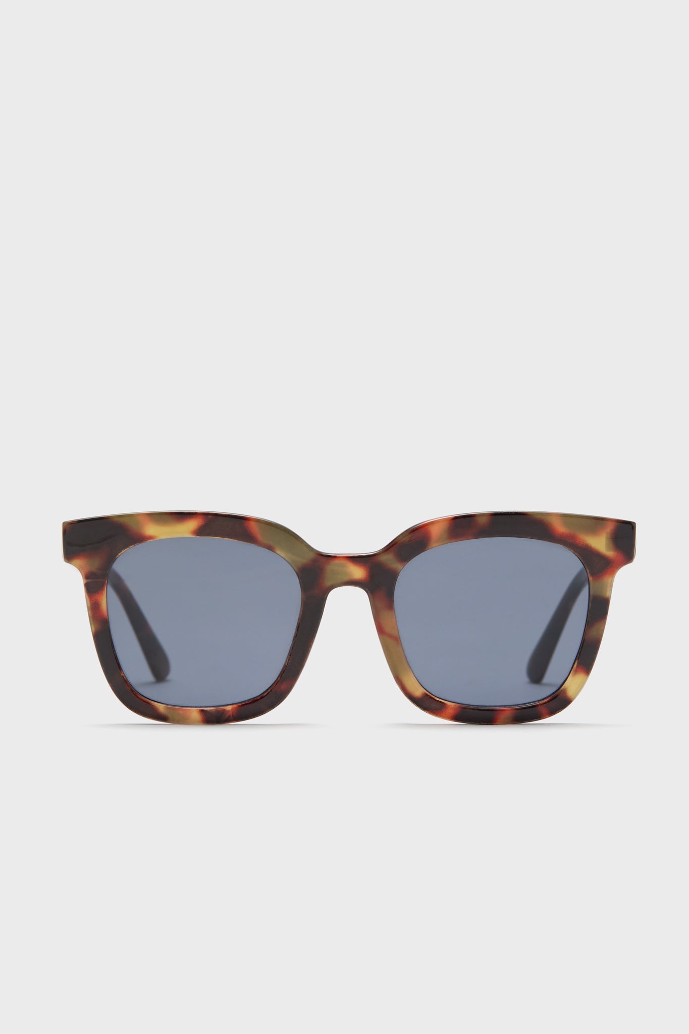 A.J. Morgan Eyewear's Tortoise Walker Sunglasses offer a tortoiseshell pattern, oversized style, and UV400 dark lenses for both comfort and bold, fashionable protection.