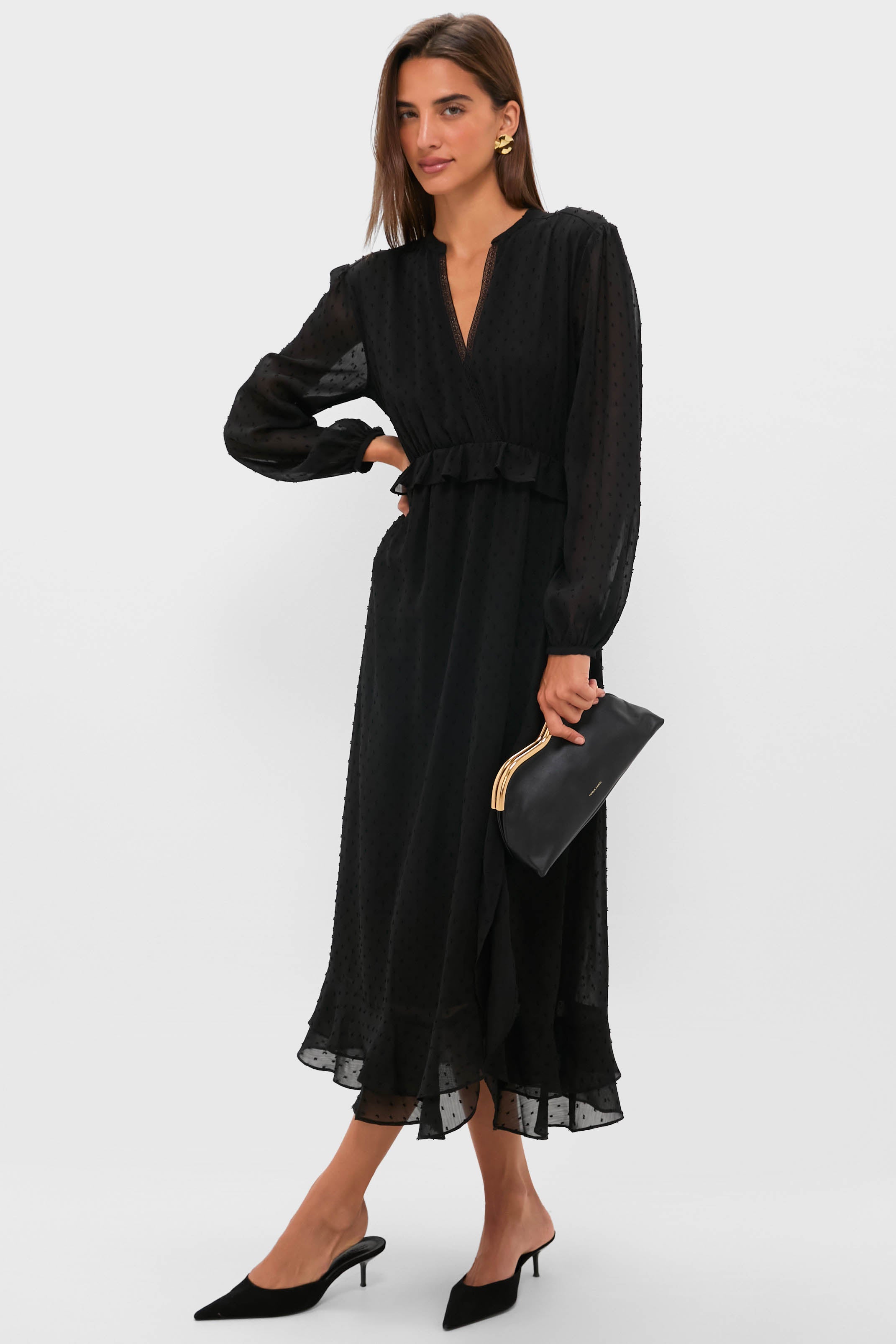 n*a様 トゥデイフル　Back Gather Dress 36 ブラック todayful Back Gather Dress black 36