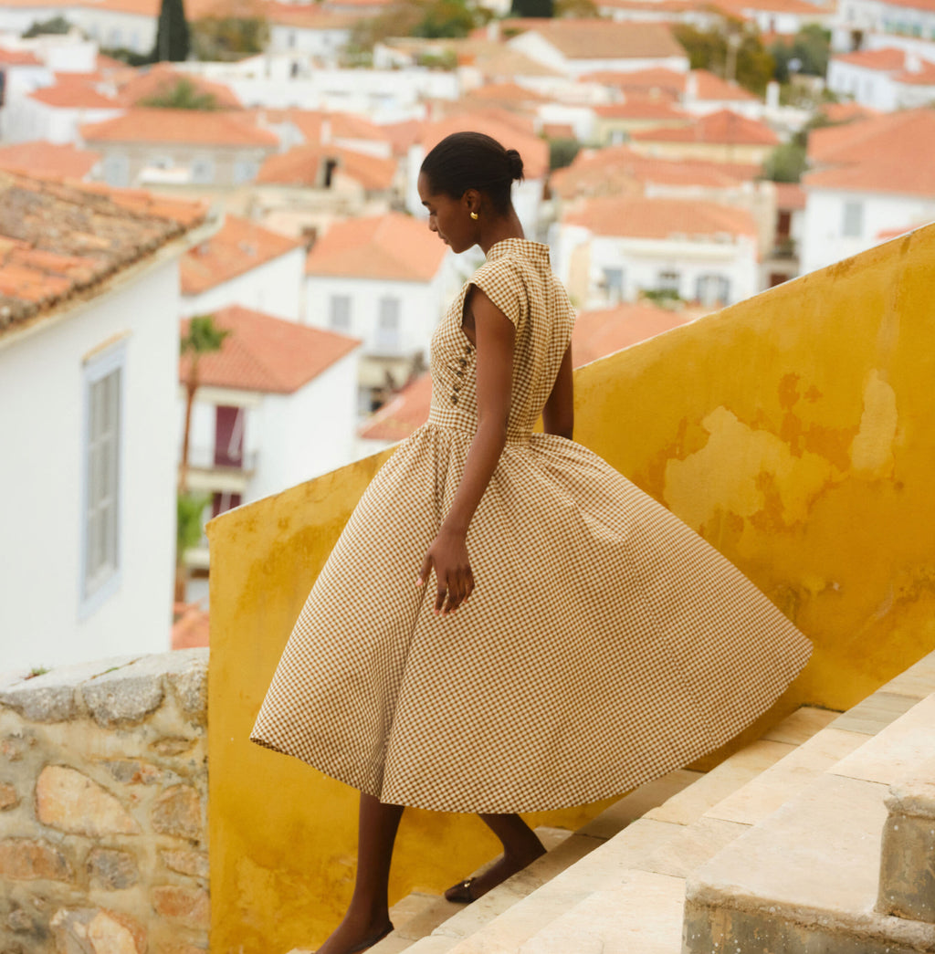 golden hour theme dress The Golden Hour Evening Gown Dress - Rose Gold, 4 | Hazel and Olive