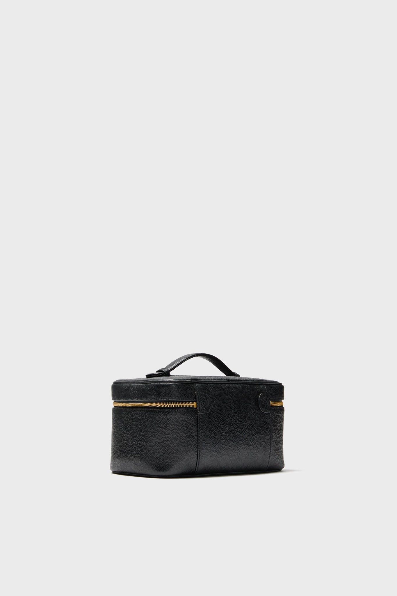 CHANEL Black Caviar Coco Mark Handbag