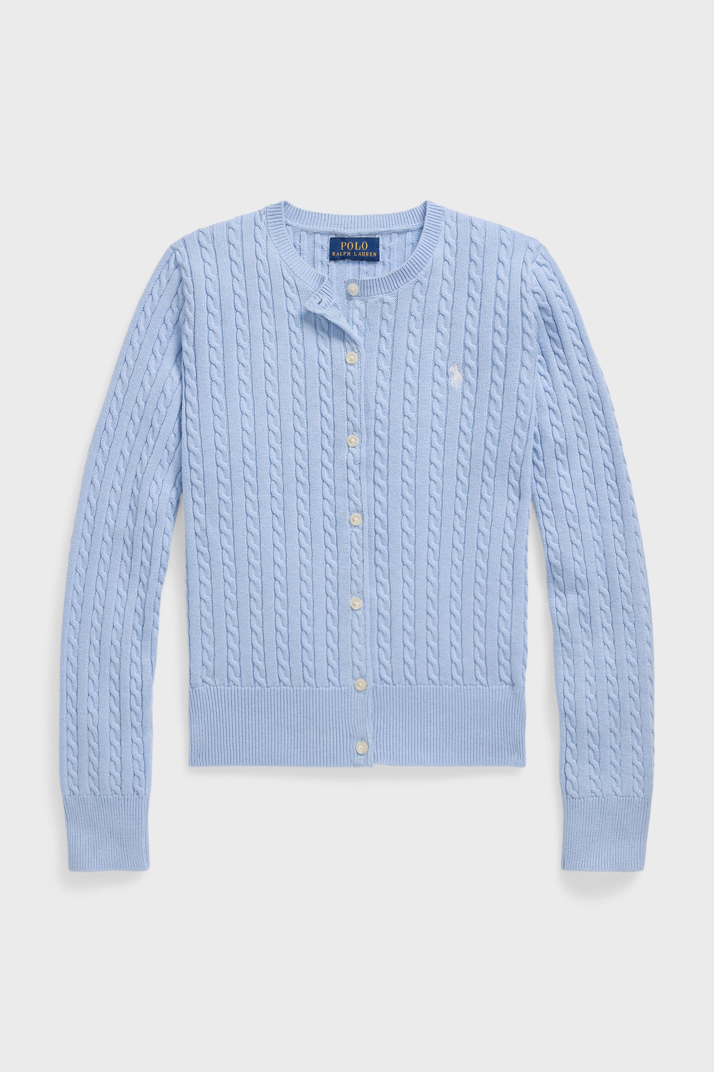 Cable-Knit Cotton Cardigan