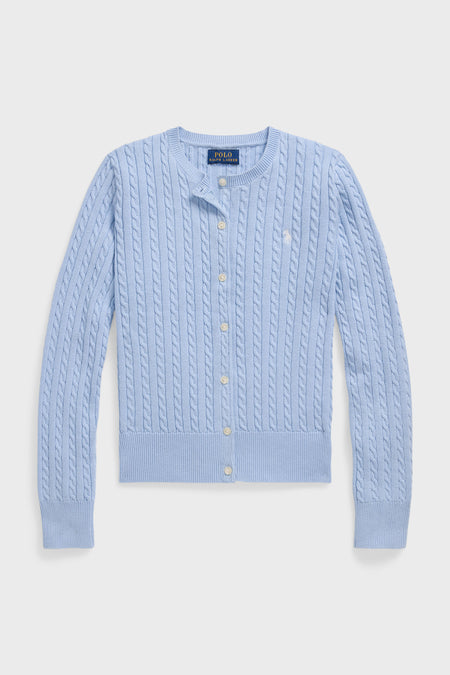Cable-Knit Cotton Cardigan
