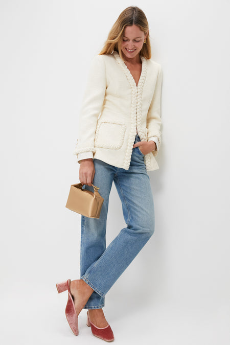 Beige Micro Pillow Pouch