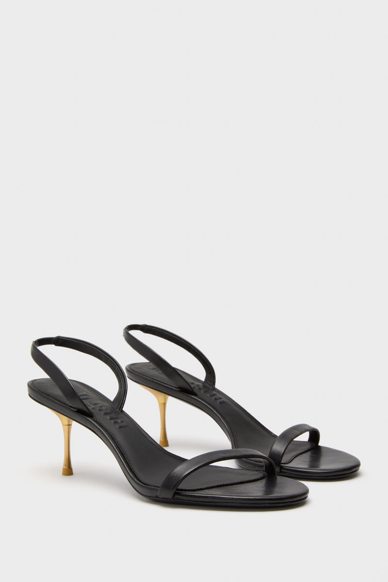 Black Veronica Sandal
