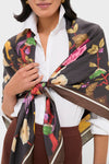 Baroque Floral Large Scarf