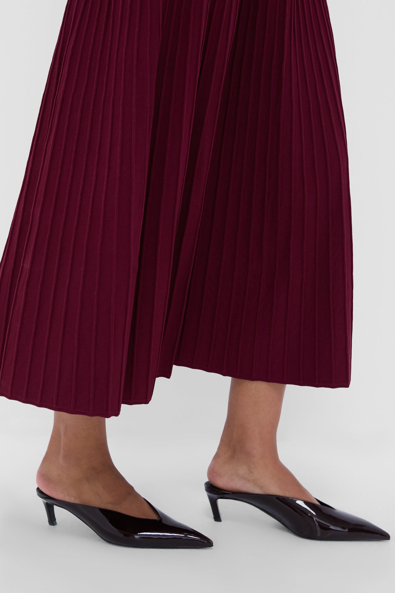 Cranberry Genna Long Sleeve Midi Dress | SIMKHAI Cranberry Genna Long Sleeve Midi Dress | SIMKHAI