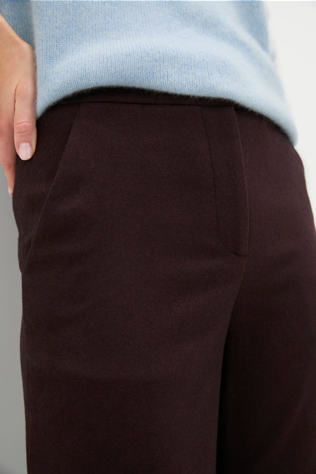 Dark Currant Melange Tonelli Pant