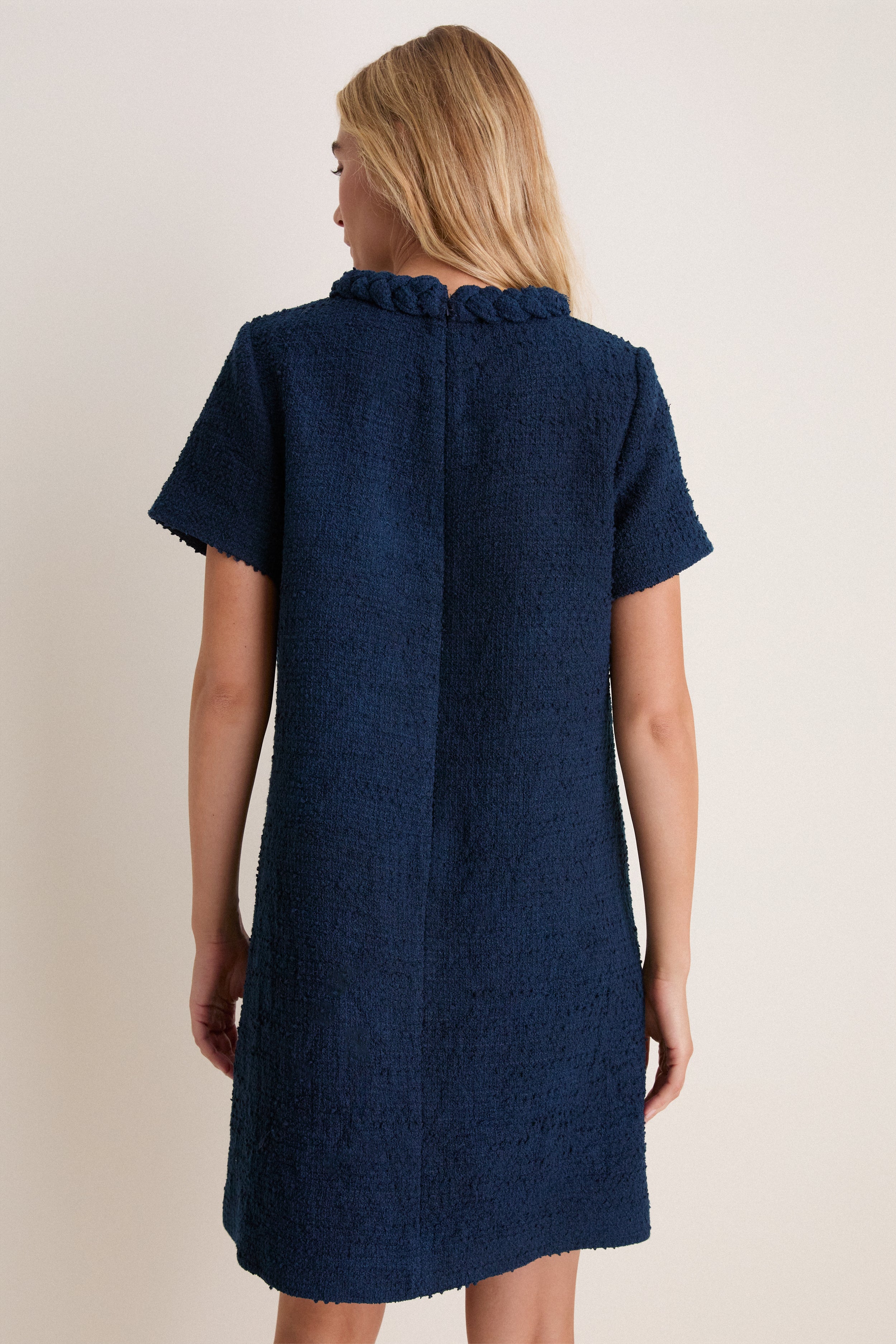 Navy Tweed Jackie Dress