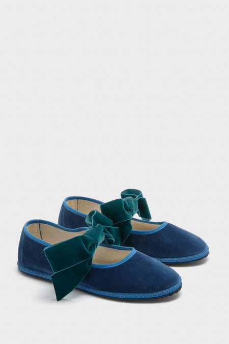 Blue Bow Strap Delfina Mary Janes ViBi VENEZiA