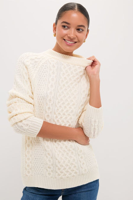 Ivory Fisherman Sweater