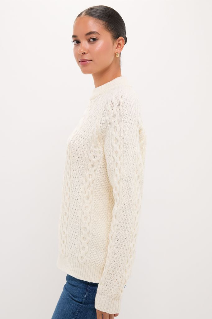 Ivory Fisherman Sweater