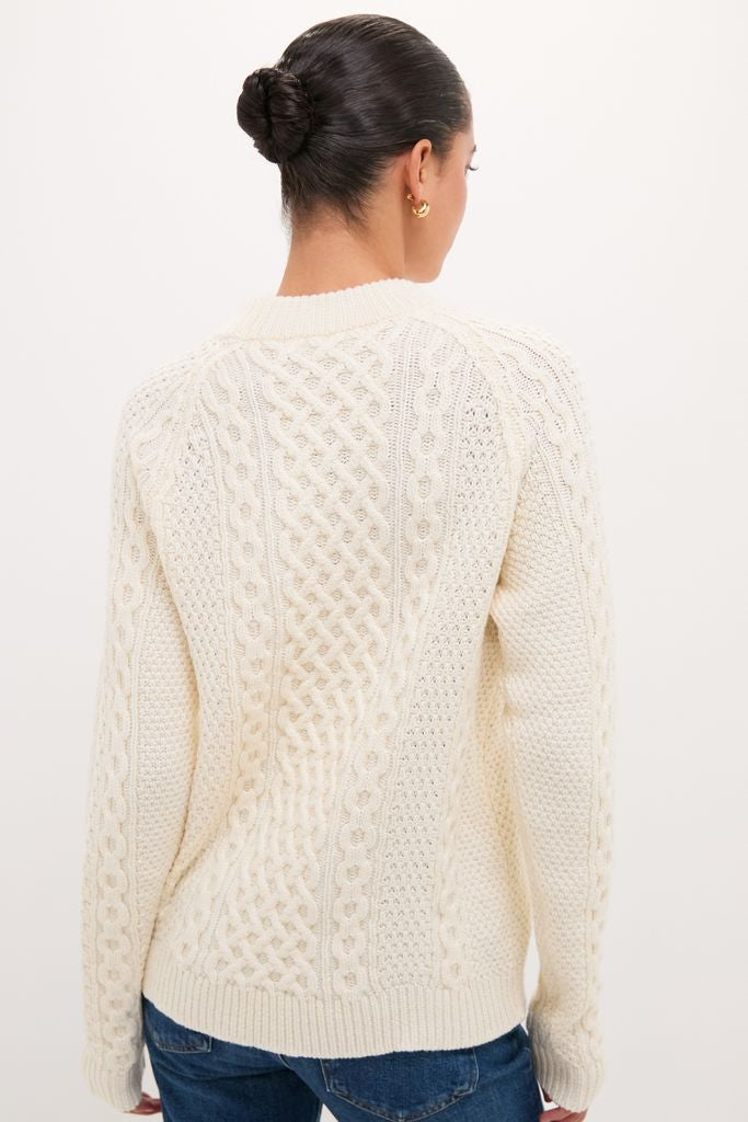 Ivory Fisherman Sweater