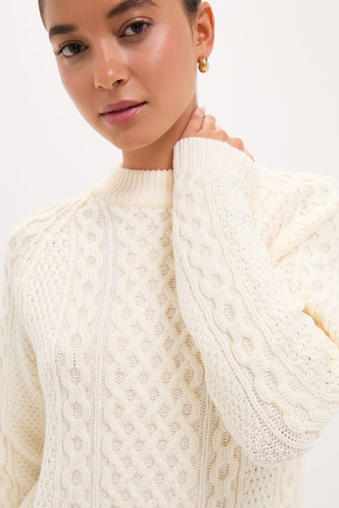 Ivory Fisherman Sweater