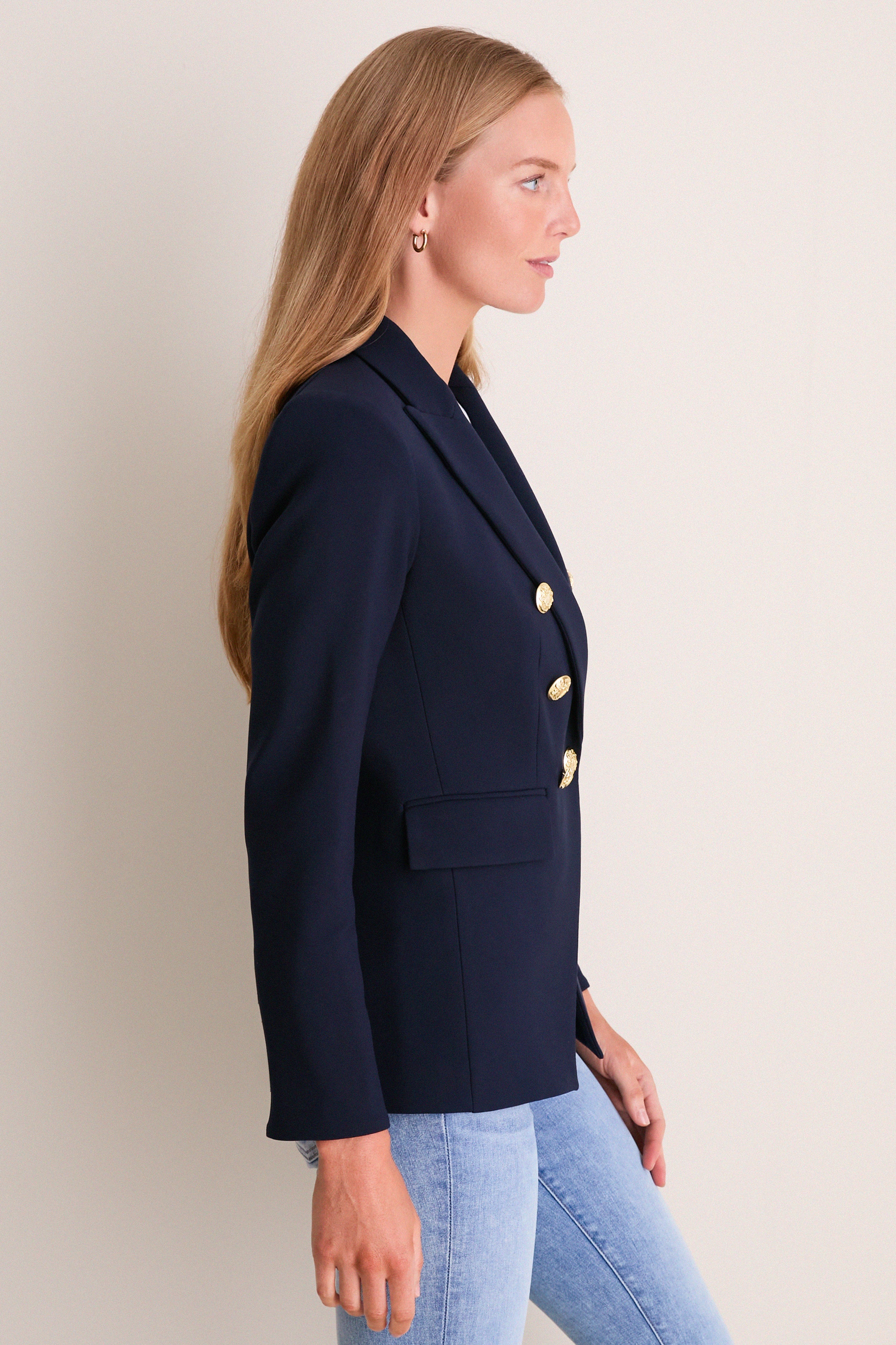 Navy Miller Dickey Jacket