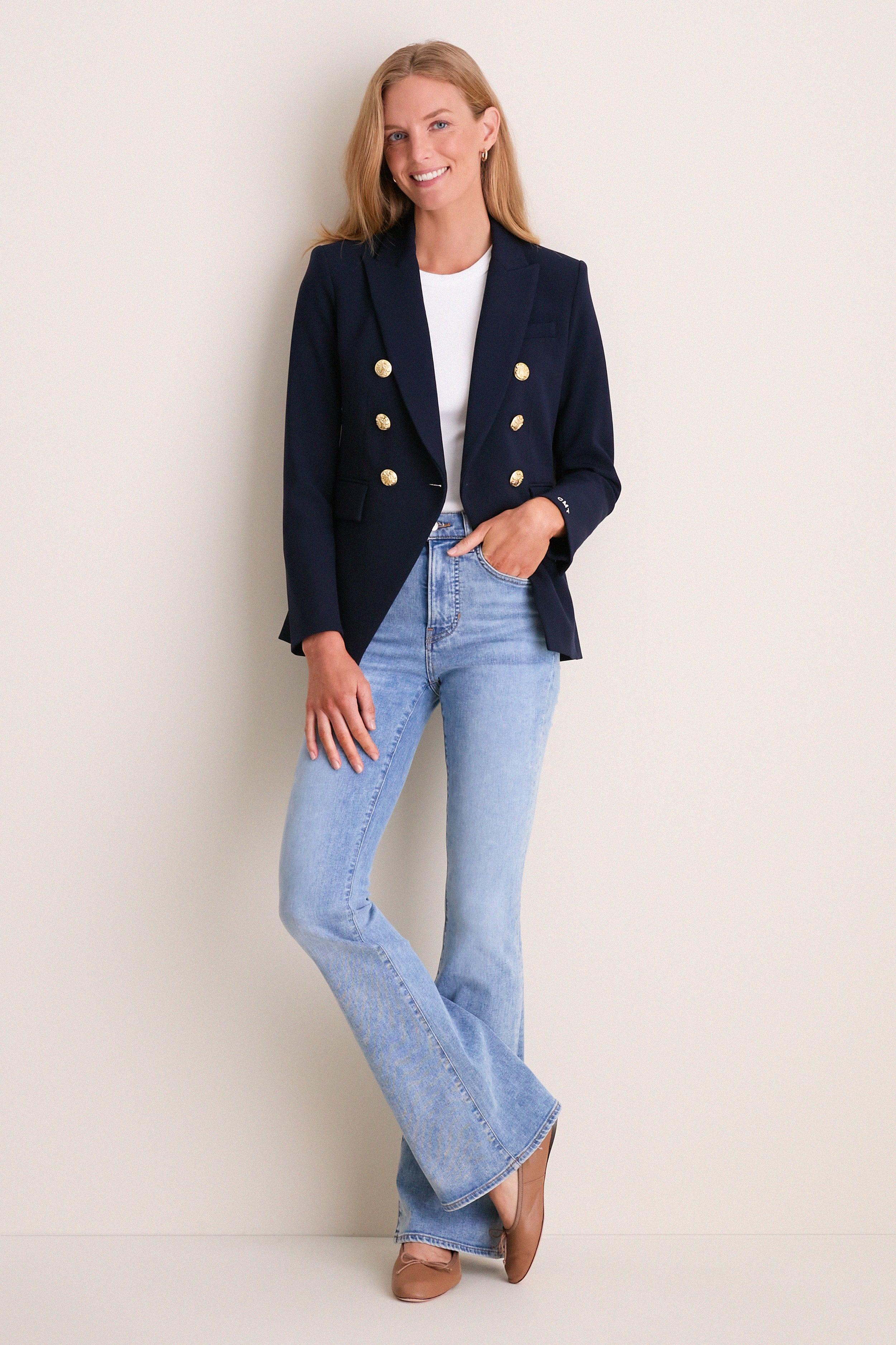Navy Miller Dickey Jacket