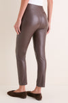 Brown Leather Leggings