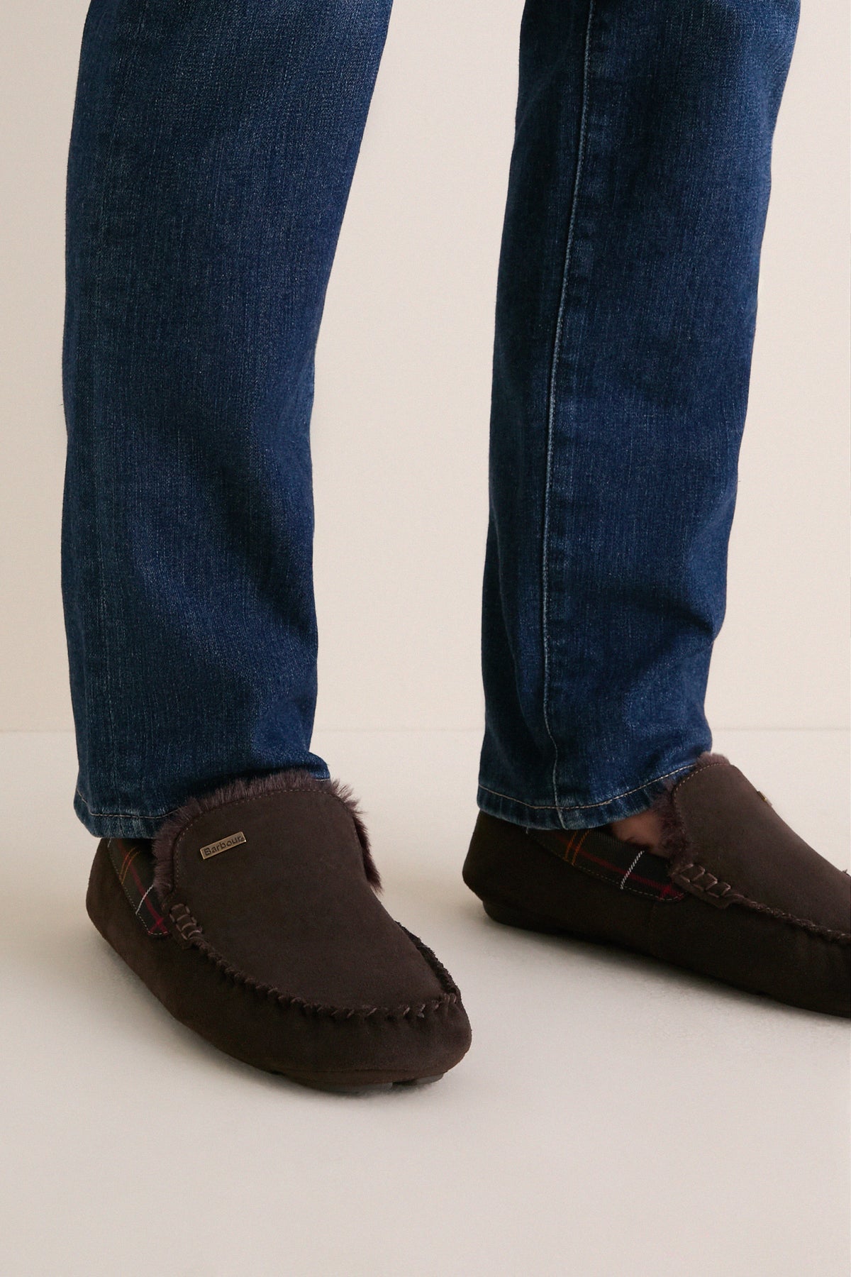 Brown Suede Monty Loafers