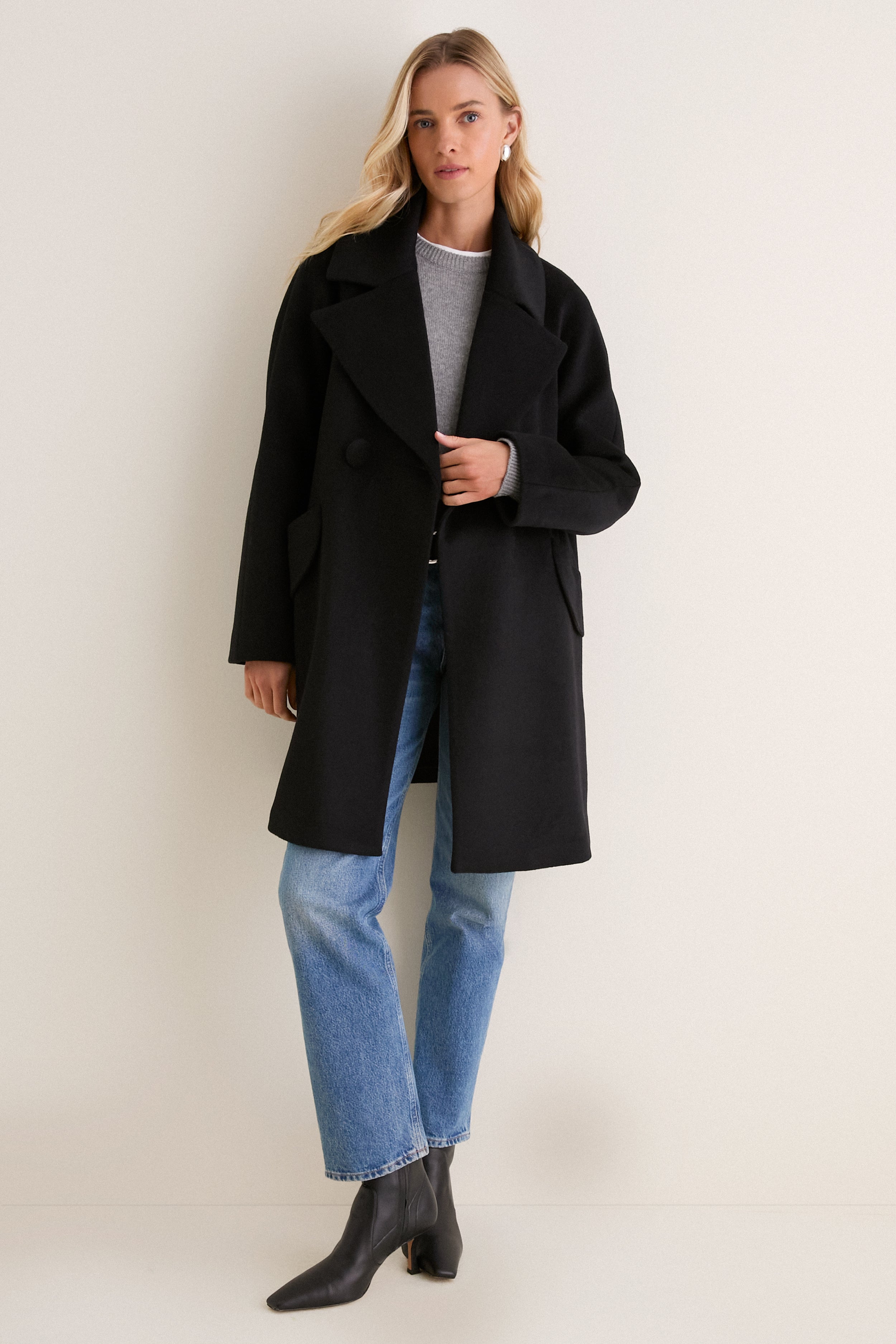 Black Harley Peacoat | Tuckernuck