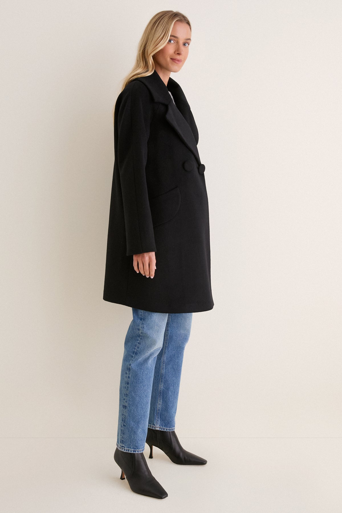 Black Harley Peacoat